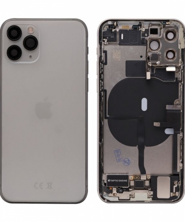 iPhone 11 Pro Max Back Housing with Full Parts in White