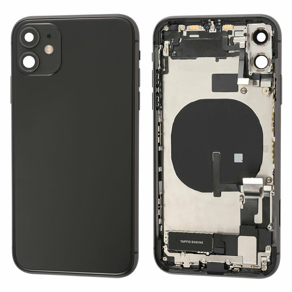 iPhone 11 Pro Max Back Housing with Power Flex in Black