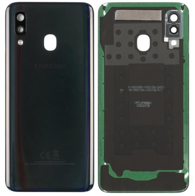 Galaxy A40 A405 Back Battery Cover in Black