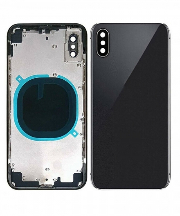 iPhone X Battery Cover Housing Grey with power flex