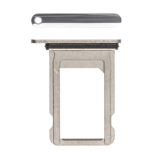 iPhone XS Nano Sim Card Tray Holder in Silver