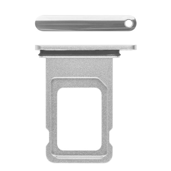 iPhone XS MAX Nano Sim Card Tray Holder in Silver