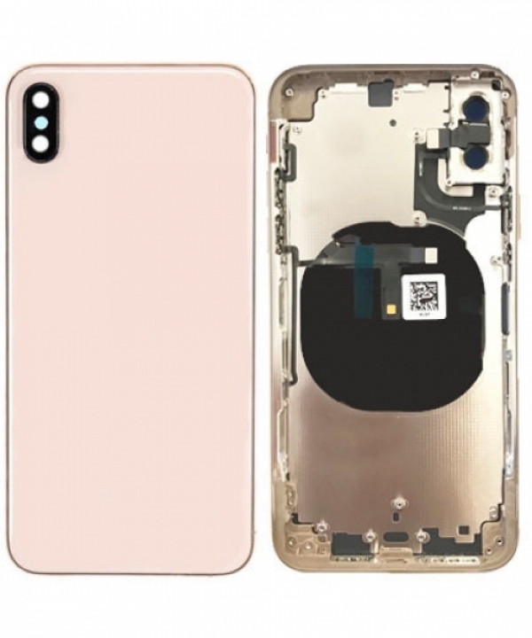 iPhone XS Max housing in Gold with Power and Volume Flex