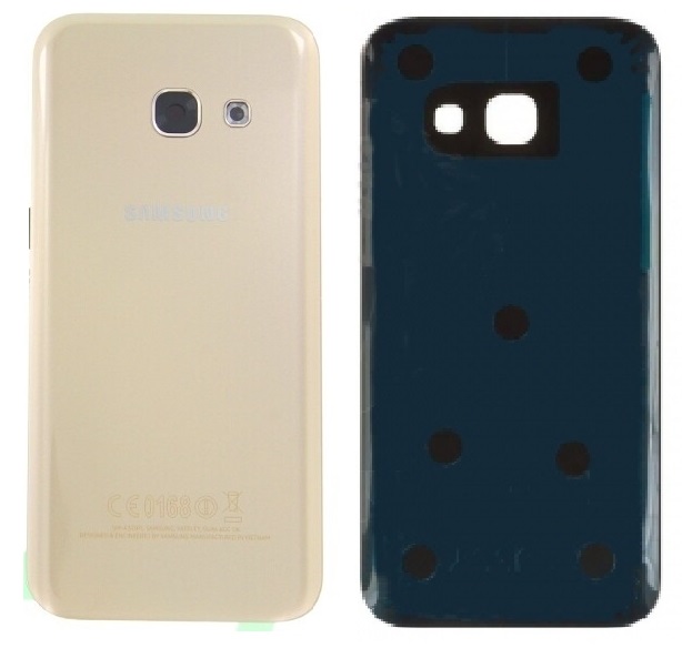 Galaxy A3 2017 A320 Back Battery Cover in Gold