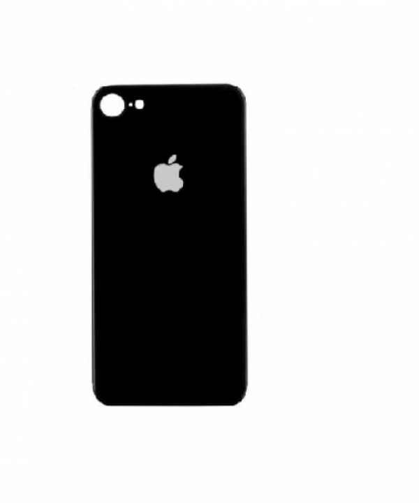 iPhone 8 Back Glass (Big Hole) in Black