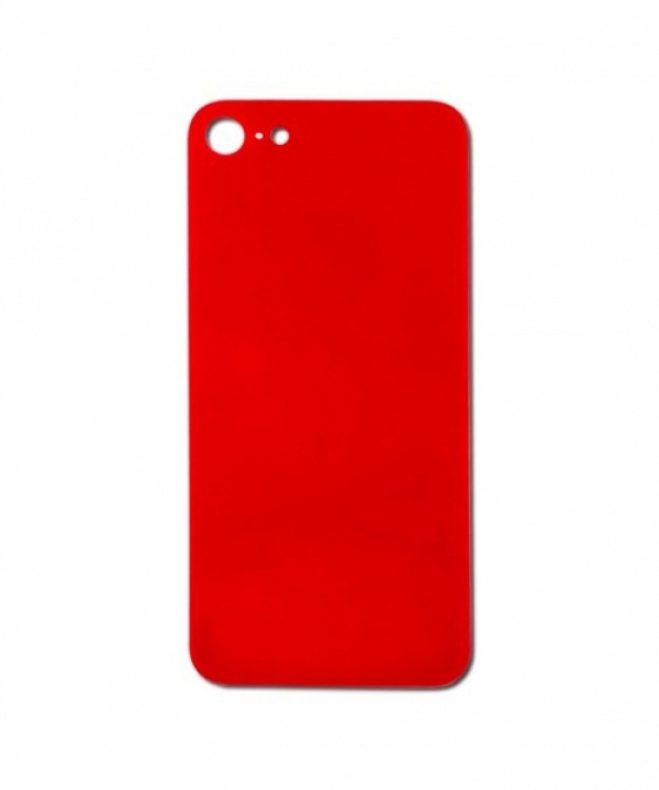 iPhone 8 Back Glass (Big Hole) in Red