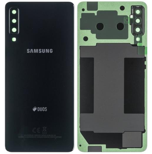 Galaxy A7 2018 A750 Back Battery Cover in Black