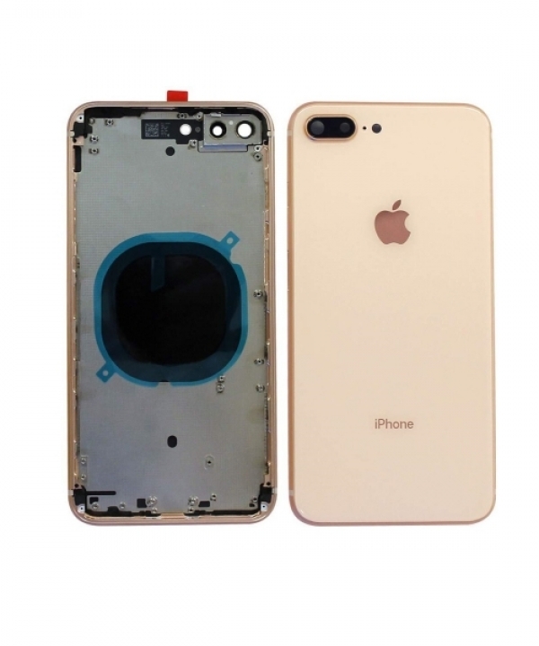 iPhone 8 Plus Back Battery Cover Housing without small parts in Gold