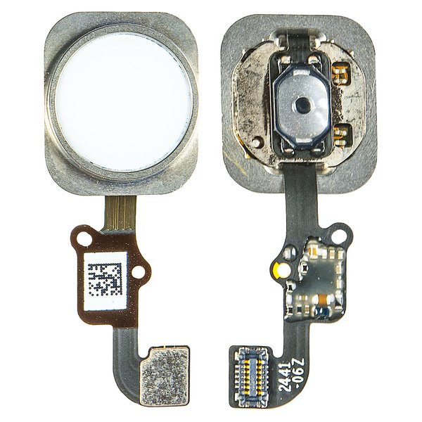 iPhone 6 Home Button With Ring And Flex in White