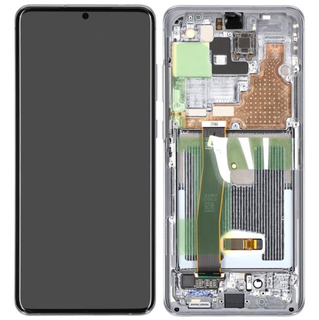 Galaxy S20 Ultra LCD Assembly in Silver(Service Pack)