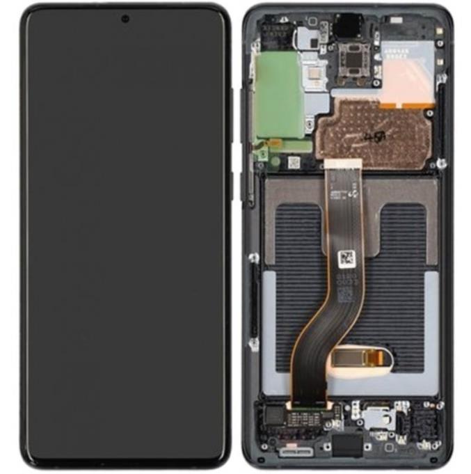 Galaxy S20 Ultra LCD Assembly in Black(Service Pack)