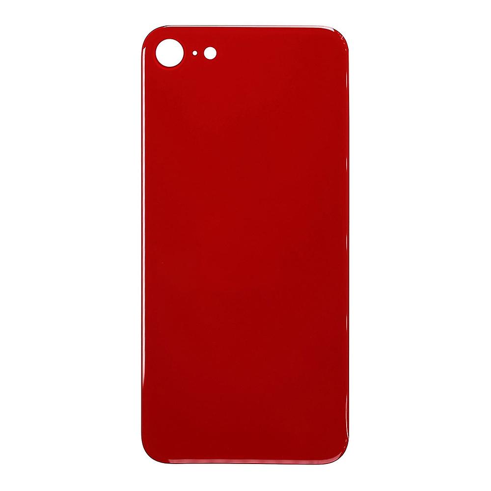 iPhone SE 2020 Rear Glass Back Cover (Big Hole) in Red