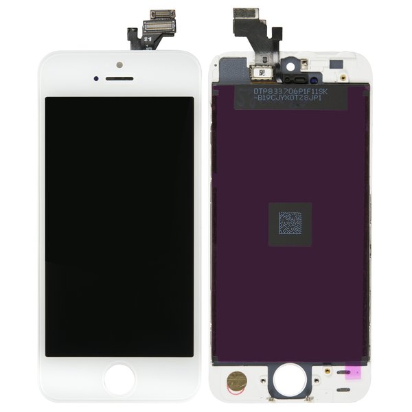 iPhone 5 Complete LCD With Digitizer in White 