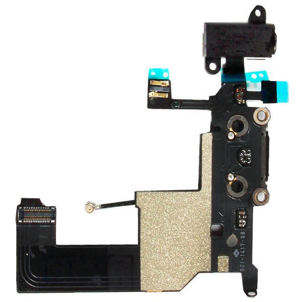 iPhone 5 Charging System Connector with Flex and Earphone Flex Socket