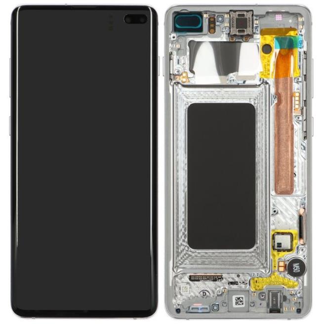 Galaxy S10 Plus G975 LCD Assembly in White(OEM)