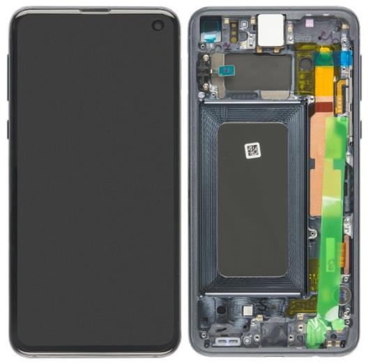Galaxy S10e G970 LCD Assembly in Black(R)