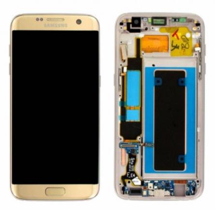Galaxy S7 Edge G935 LCD Assembly in Gold
