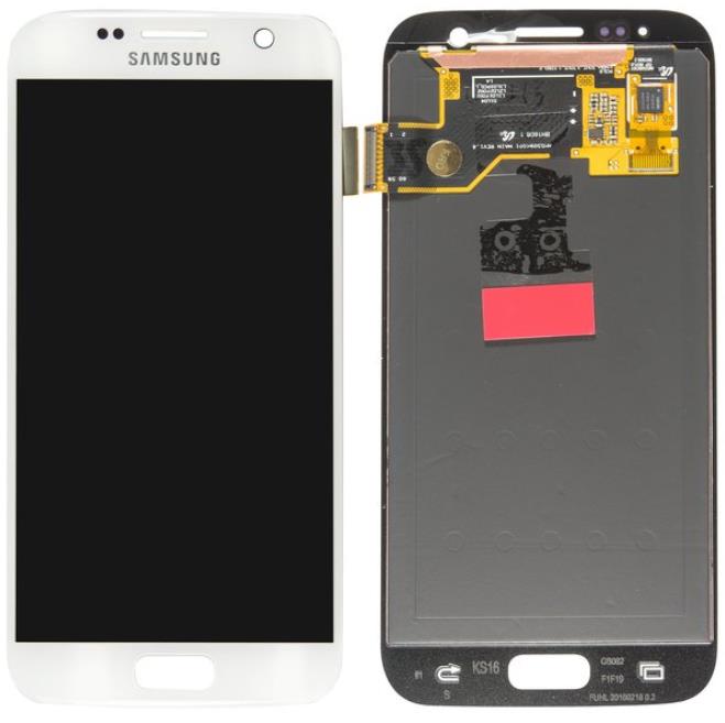 Galaxy S7 G930 LCD Assembly in White