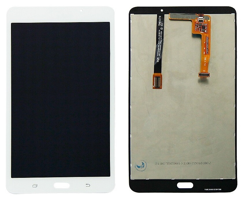 Galaxy Tab A T280 LCD Assembly in White