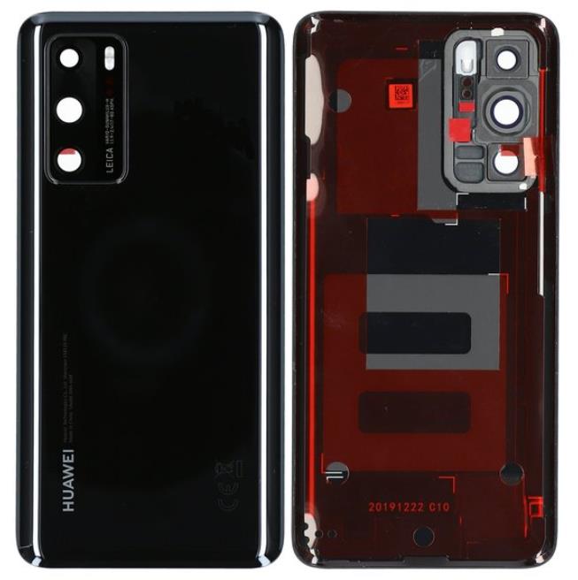 Huawei P40 Back Battery Cover in Black