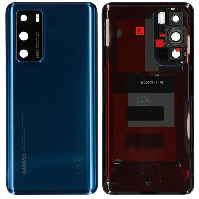 Huawei P40 Back Battery Cover in Blue