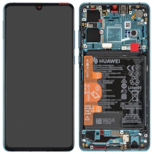 Huawei P30 LCD Assembly in Crystal(ServicePack)