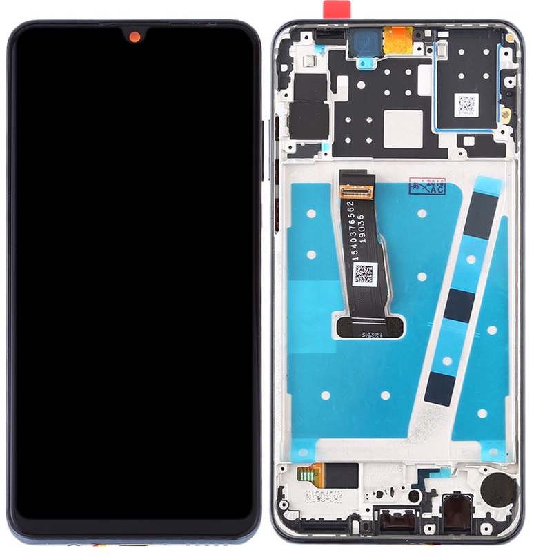 Huawei P30 Lite LCD Assembly with Frame in Black