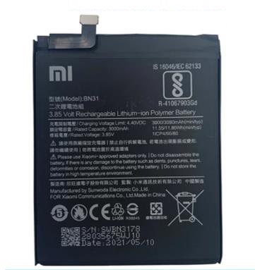 Redmi Note 5A/Redmi A1/5X Battery BN31