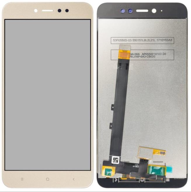 Redmi Note 5A Prime LCD Assembly in Gold