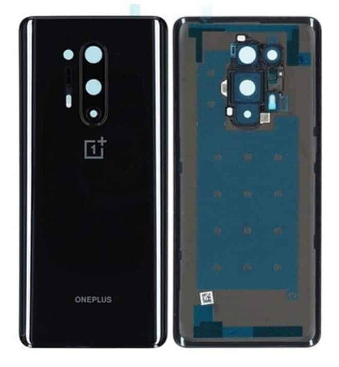 Oneplus 8 Pro Back Cover in Black