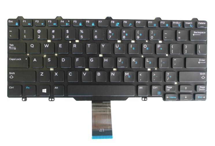 Dell Latitude E7250 E550 E7270 US Keyboard