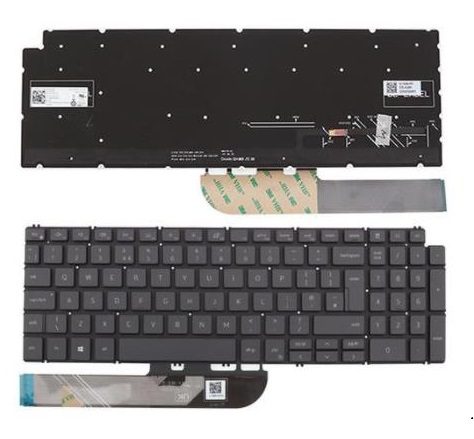 Dell Inspiron 15 7590 5584 5590 5593 5594 5598 US Keyboard in Grey