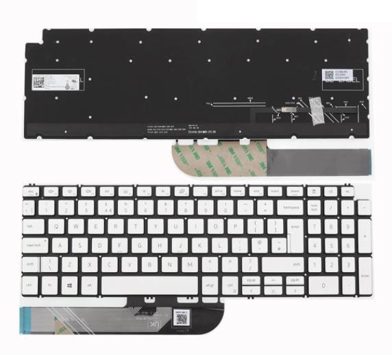 Dell Inspiron 15 7590 5584 5590 5593 5594 5598 UK Keyboard in Silver