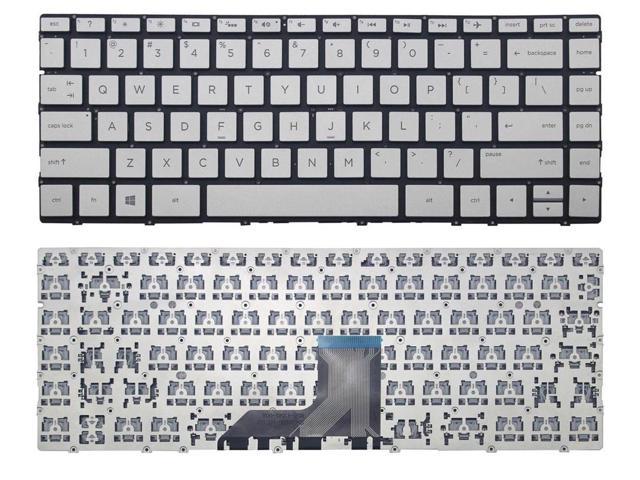 HP 13-AC/AD/AH/AE/BF/AF Silver US Keyboard