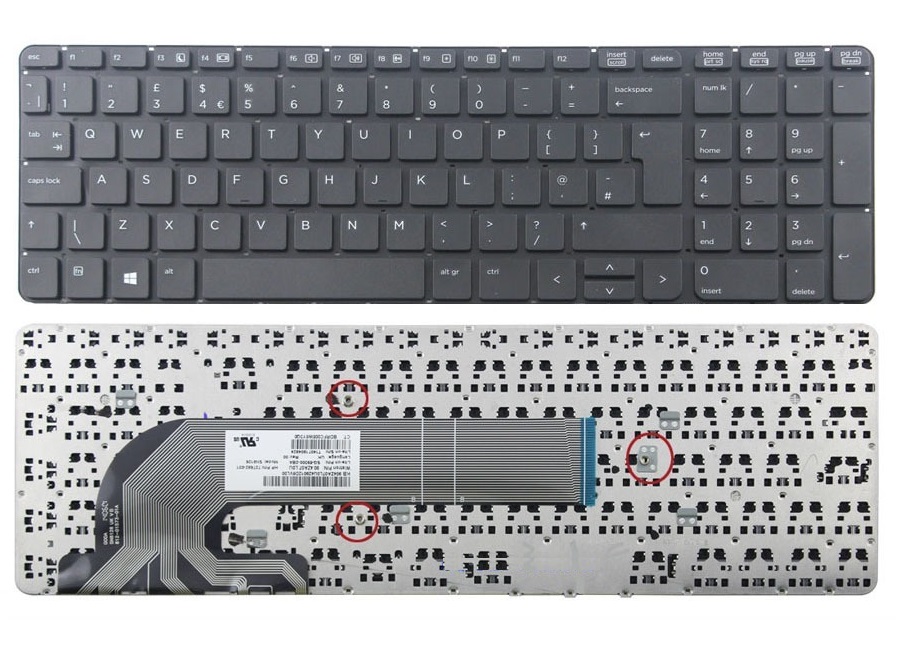 HP Probook 450 G0 G1 455 G1 UK Keyboard