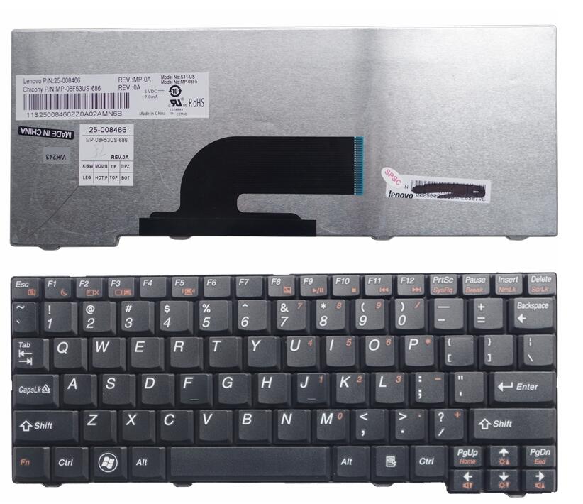 Lenovo Ideapad S10-3/3S S100 S110 M13 Keyboard