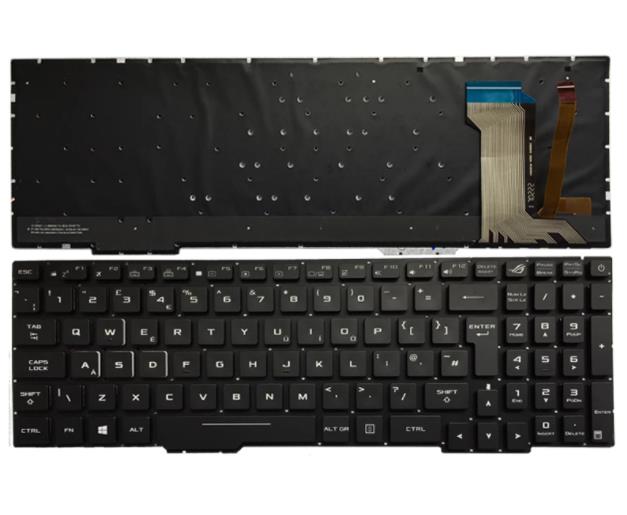 Asus ROG GL553 ZX53 FX53 UK Keyboard