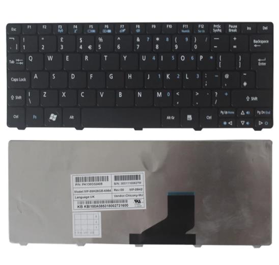 Acer Aspire One D270 NAV50 P0VE6 ZH9 UK Keyboard