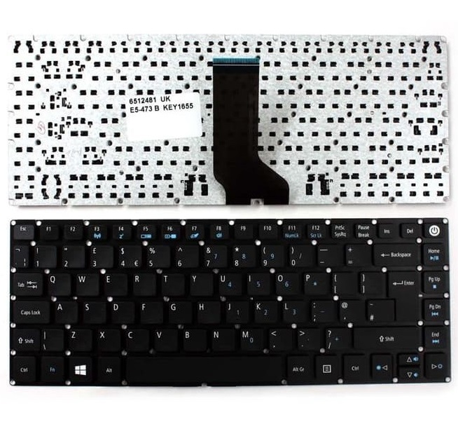 Acer Aspire E5-422/473/474/475/491 UK Keyboard