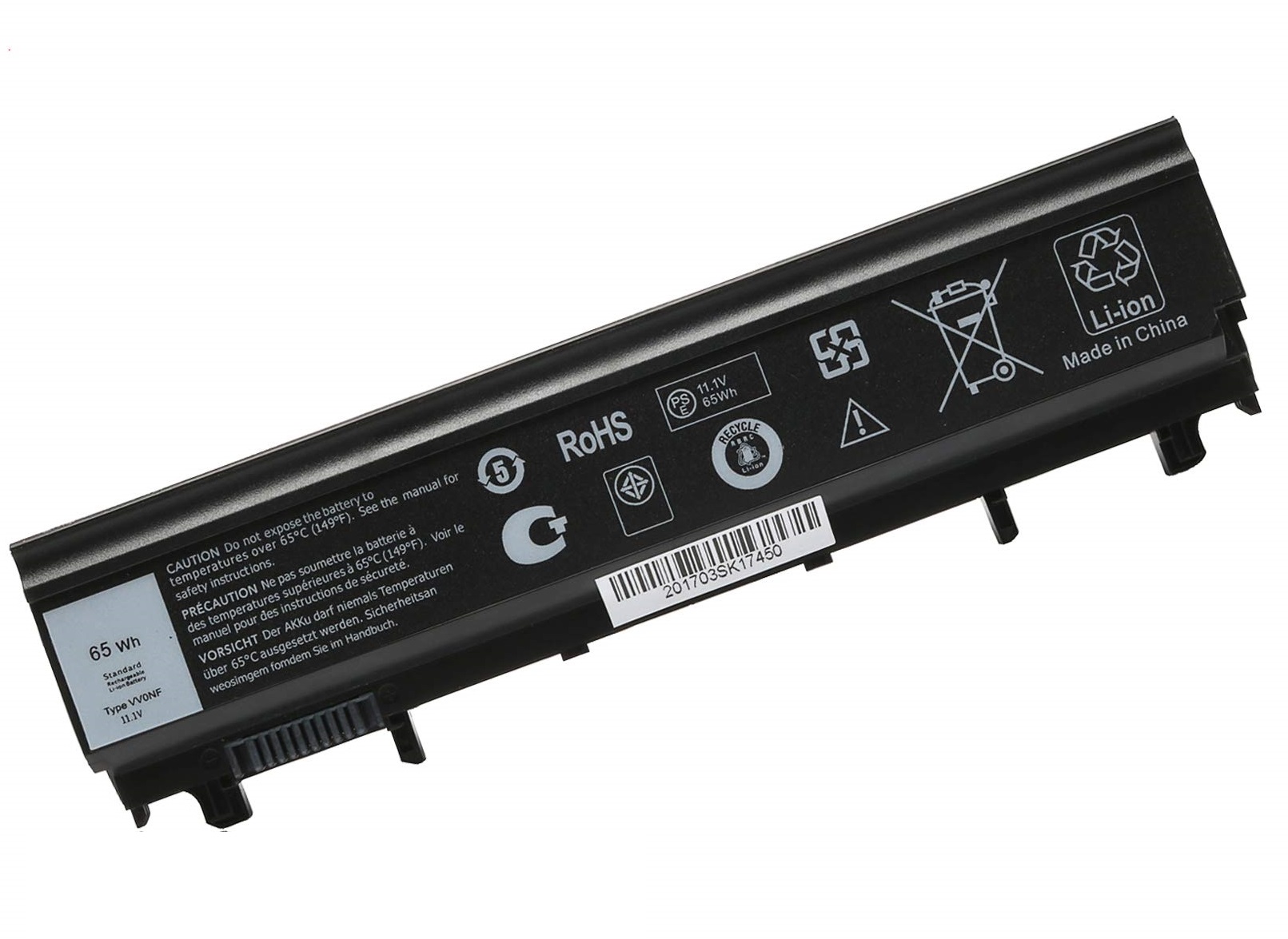 Battery VV0NF N5YH9 for Dell Latitude E5440 E5540