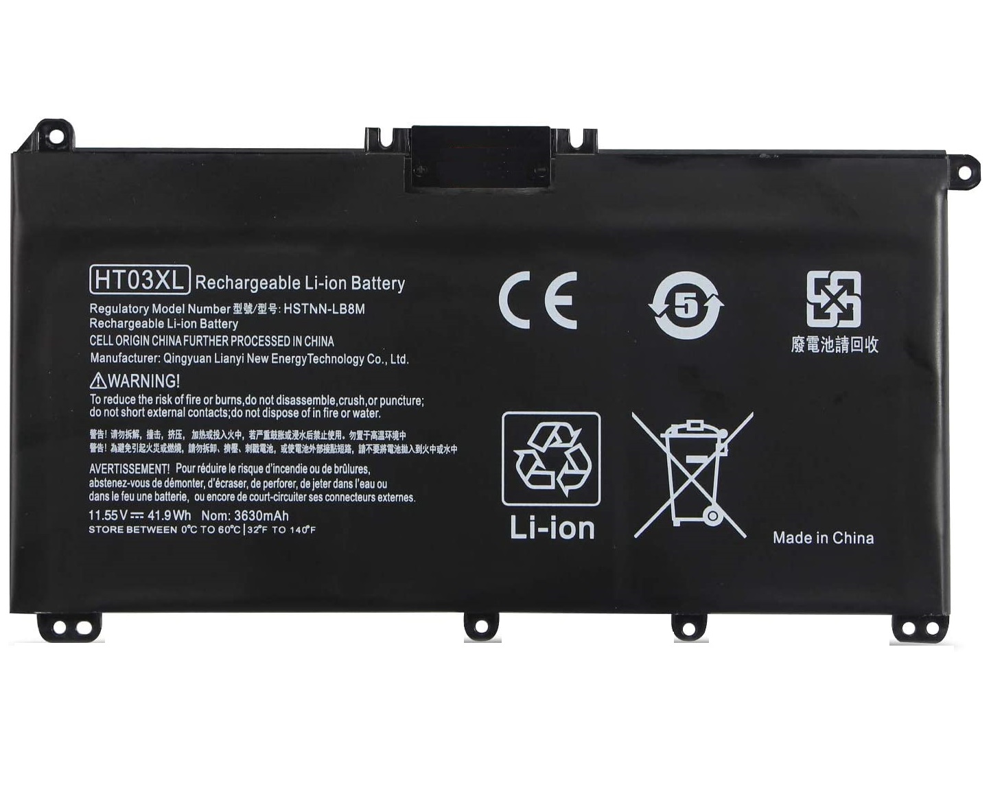 Battery HT03XL for HP 240/245/250 G7 G8 255 G7 G8 470 G7 HP 14 15 17