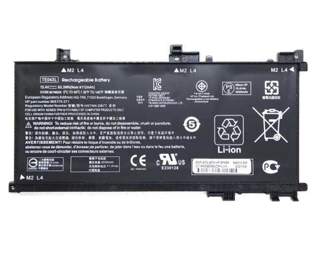 Battery TE04XL for HP Omen 15-AX HP Pavilion 15-BC