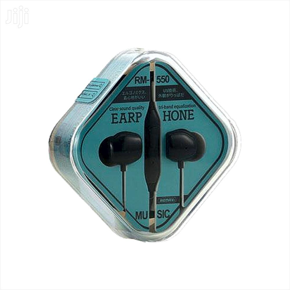 Remax RM-550 Wired In-ear Earphone in Black
