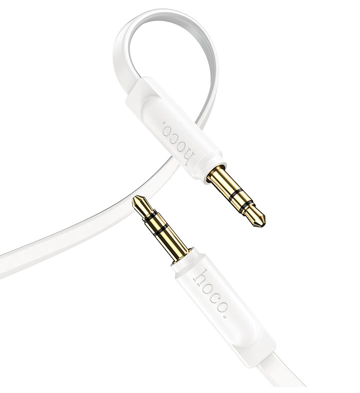 HOCO UPA16 Jack 3.5mm AUX Audio Cable 2M in White