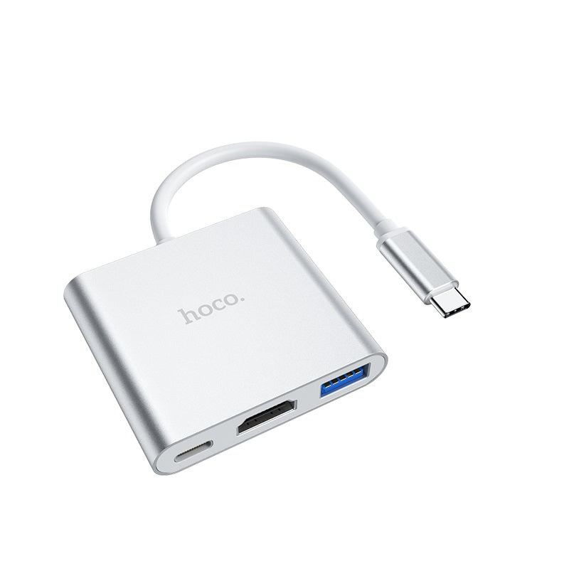 HOCO HB14 USB C Type-C to HDMI & USB 3.0 Converter Hub