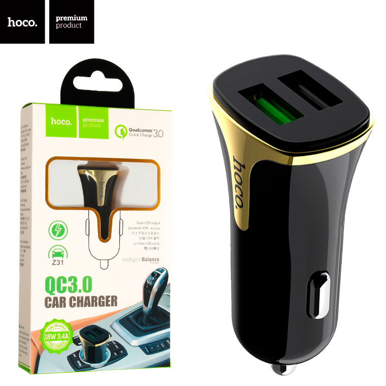 HOCO Z31 Dual USB Car Charger