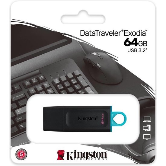 Kingston Exodia 64GB USB Stick 3.2 Flash Drive