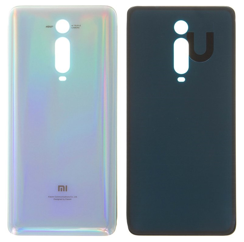 Mi 9T/ 9T Pro Back Cover Without Lens in White