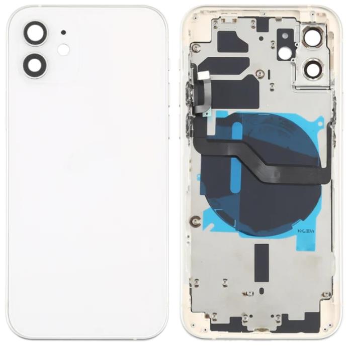 iPhone 12 Housing with Power and Volume Flex in White