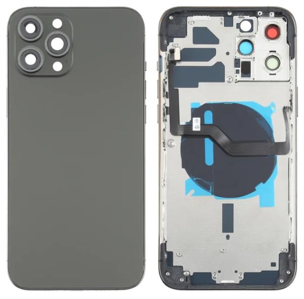iPhone 12 Pro Max Housing with Power and Volume Flex Black